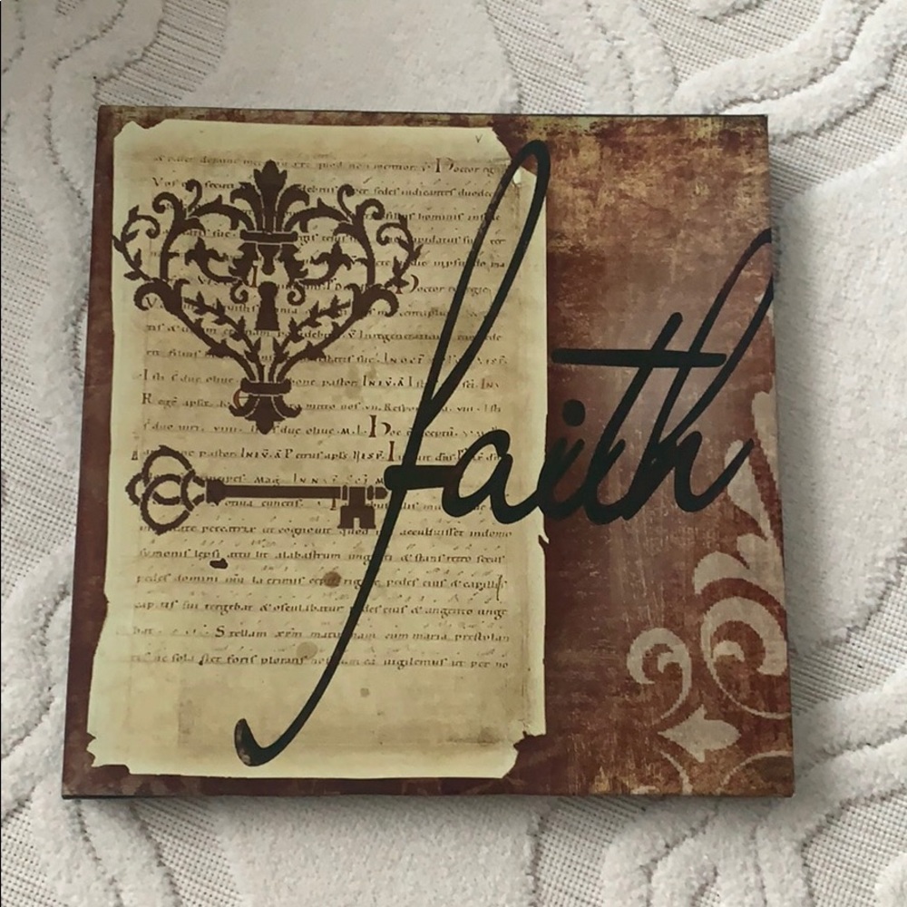 Faith Hope and Love Canvas Set - Picture 2 of 5